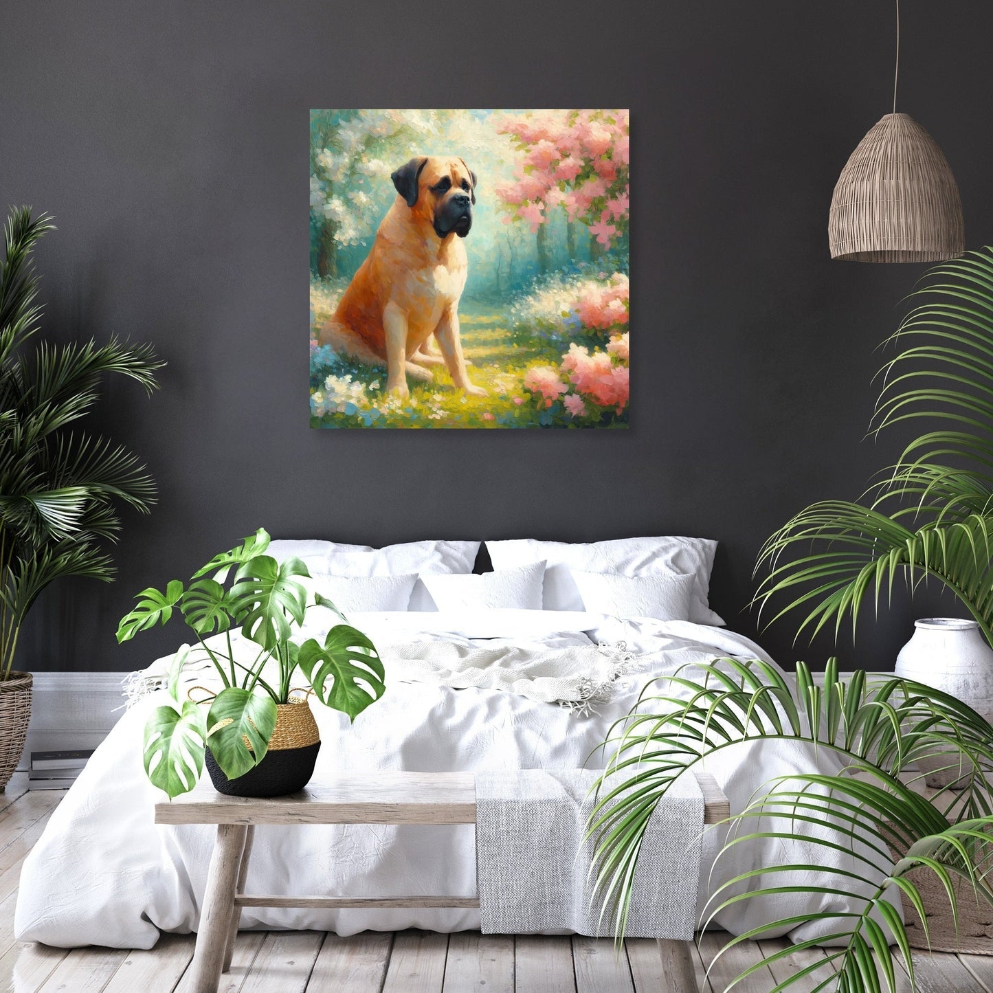 Serene Garden Companion Canvas