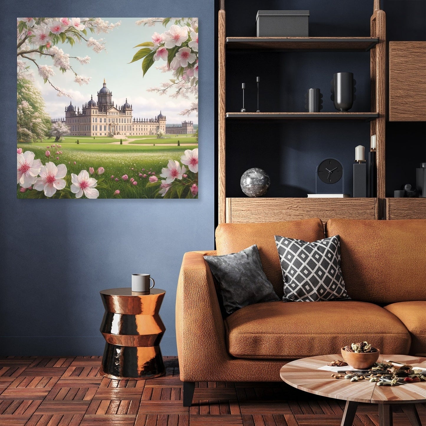 Spring at Castle Howard Canvas