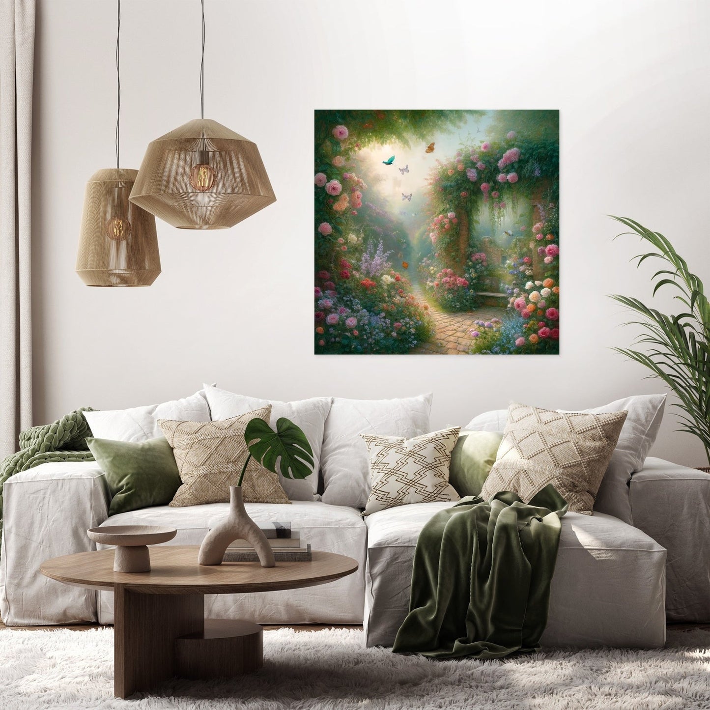Secret Garden Retreat Canvas