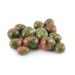 Green Unakite Collectible Polished Semi-Precious Stone