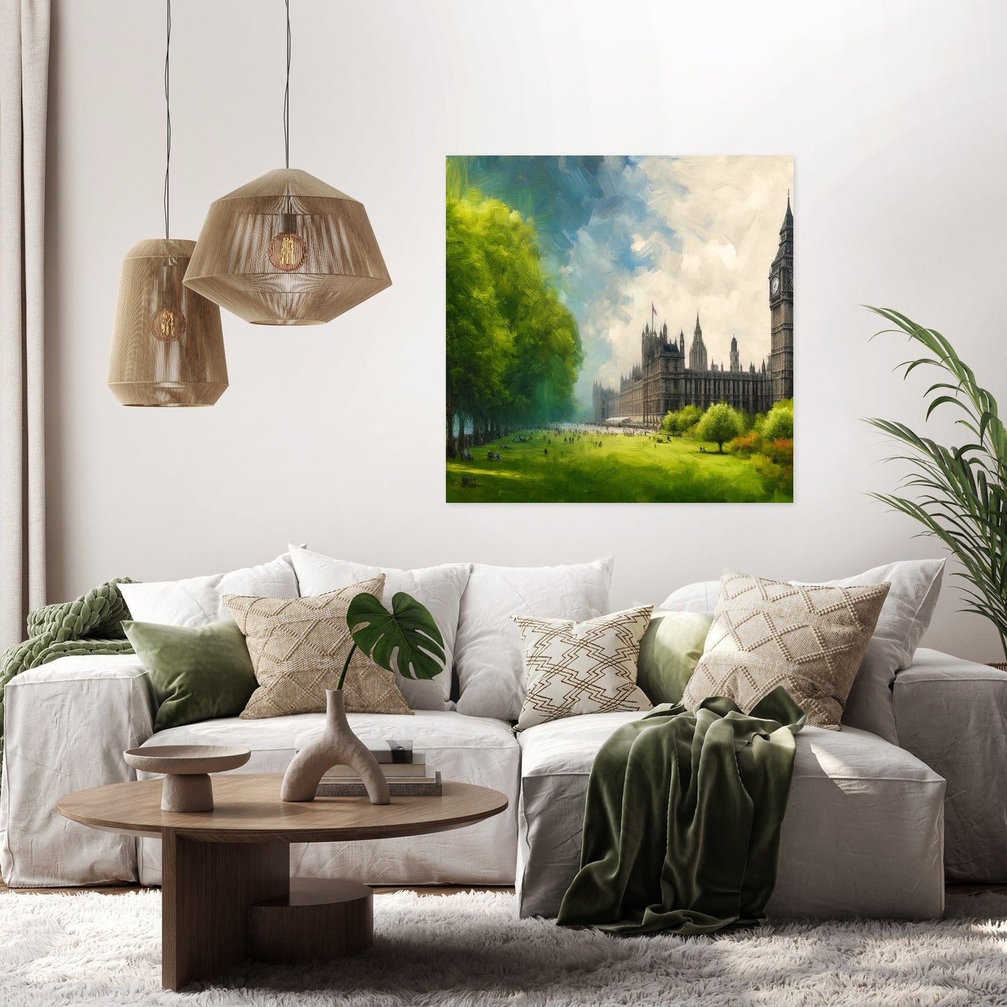 London Serene Transition Canvas