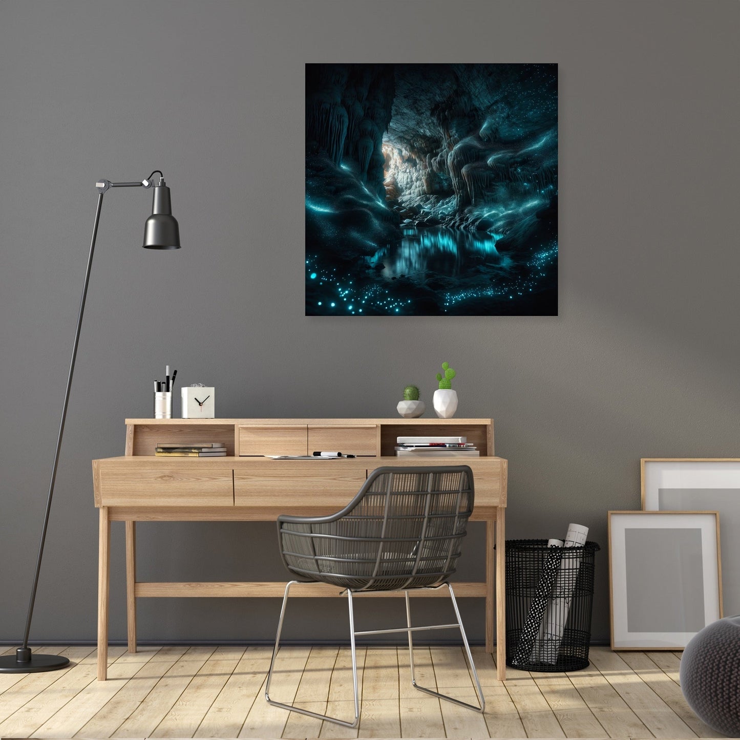 Glowworm Cave Canvas