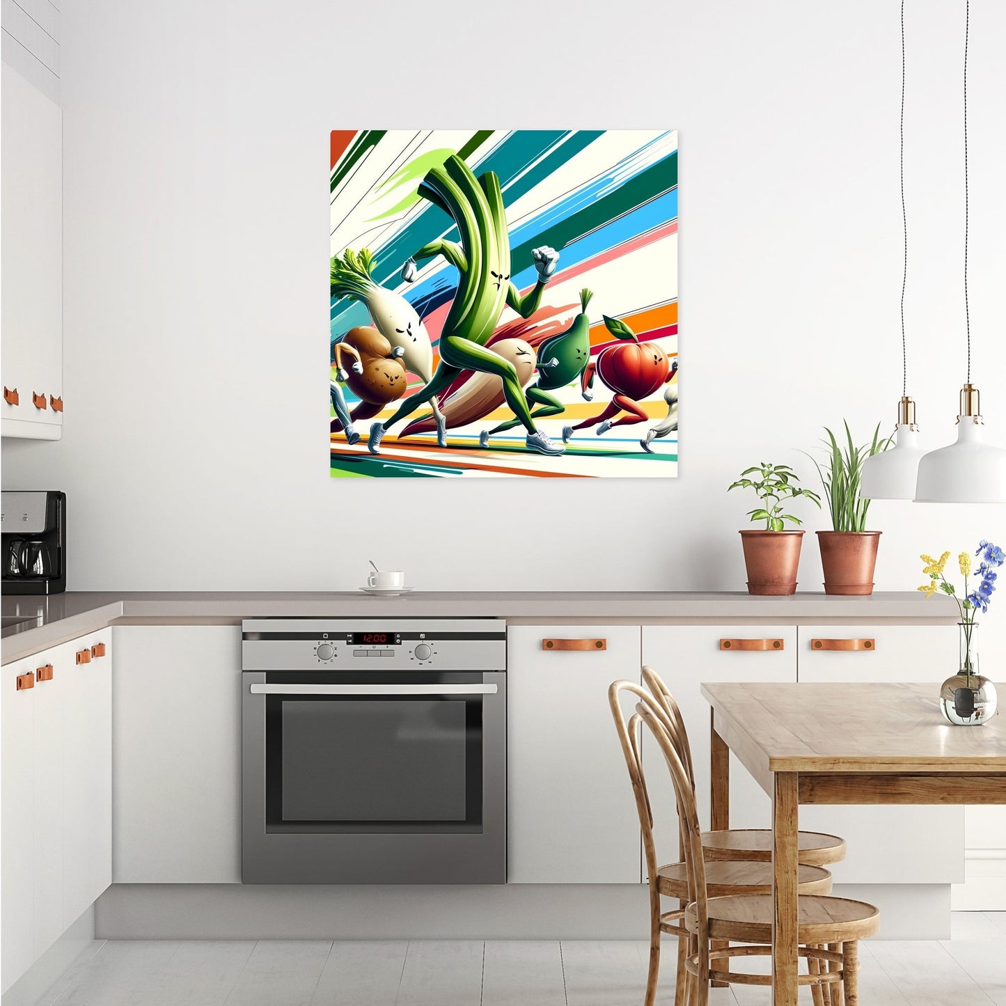 Veggie Athletes Marathon Canvas