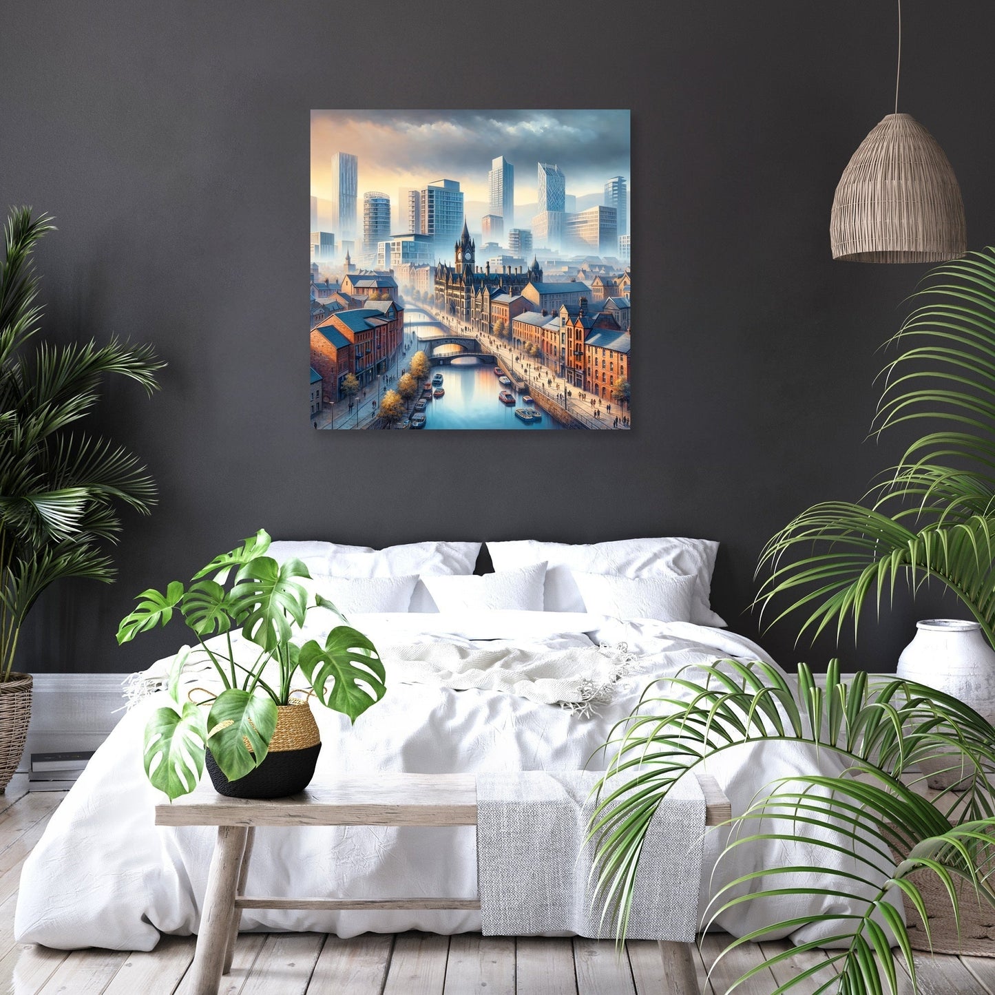 Manchester Mosaic Canvas