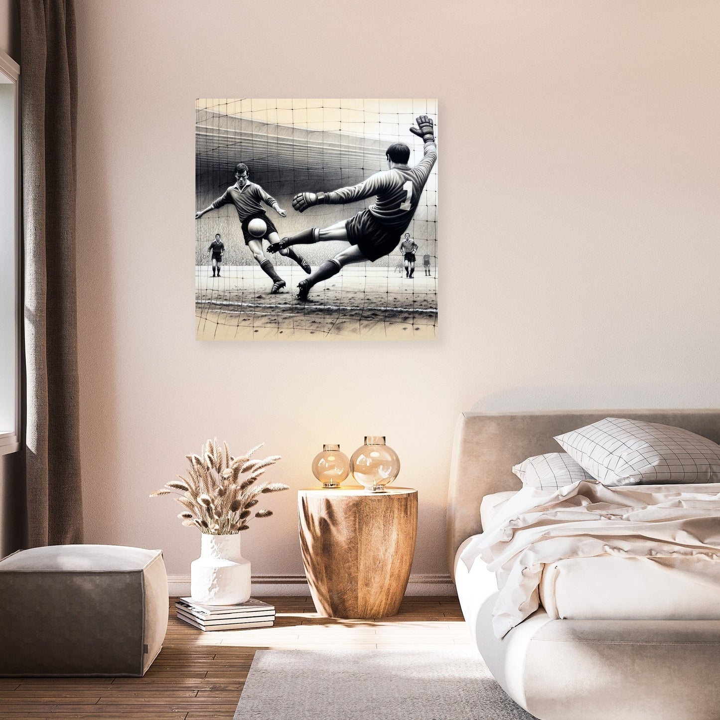 Penalty Kick Tension Canvas