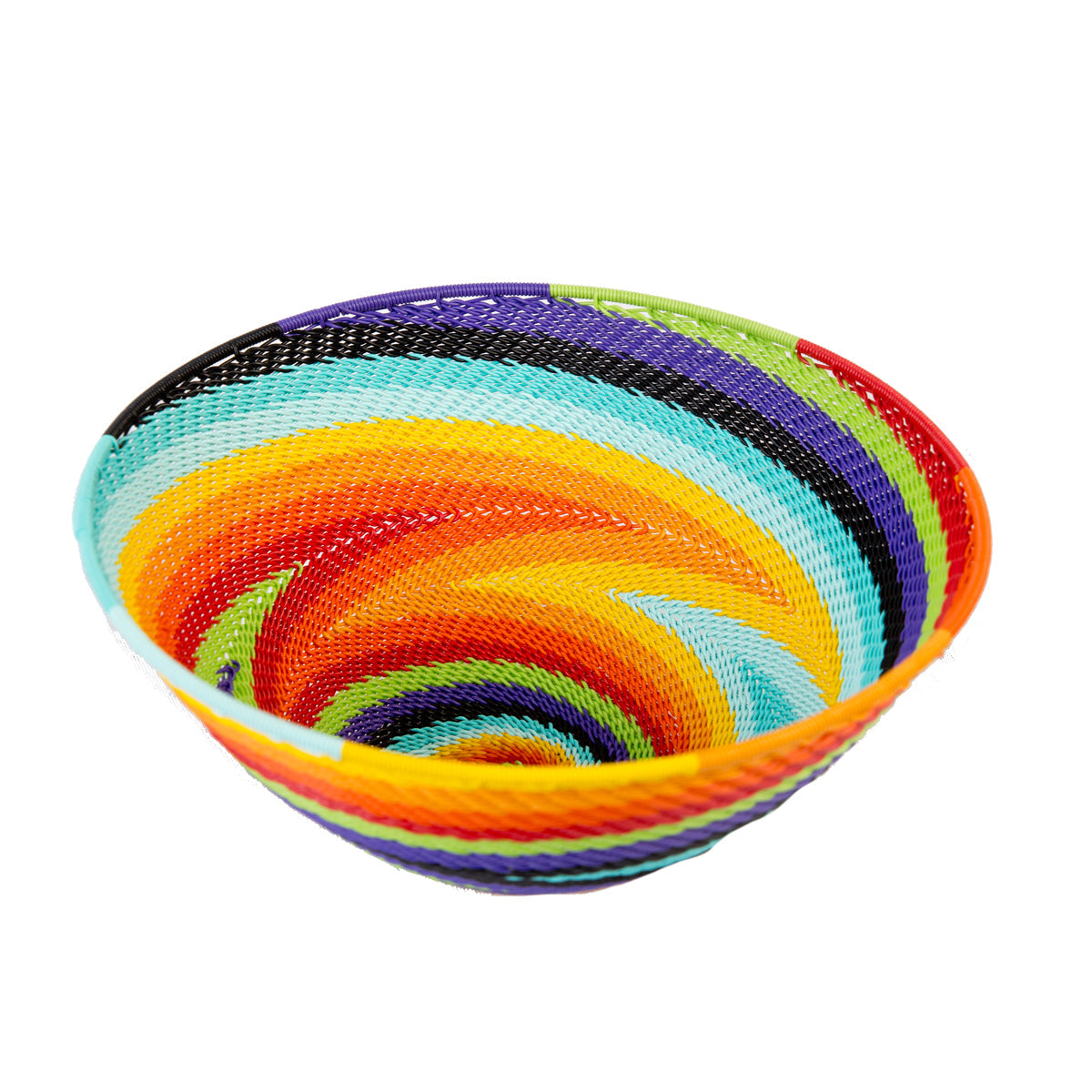 Zulu Telephone Wire Bowl Blue TR19 16cm