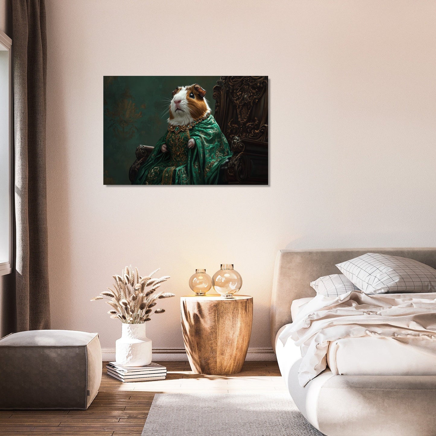Regal Guinea Pig Canvas