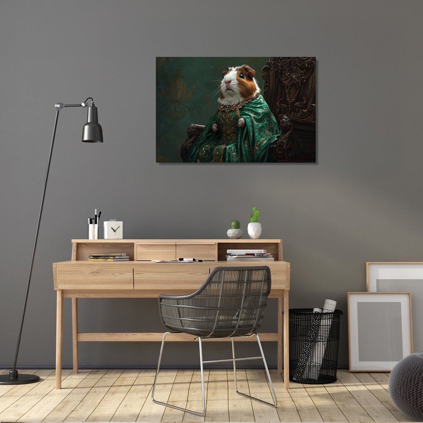 Regal Guinea Pig Canvas