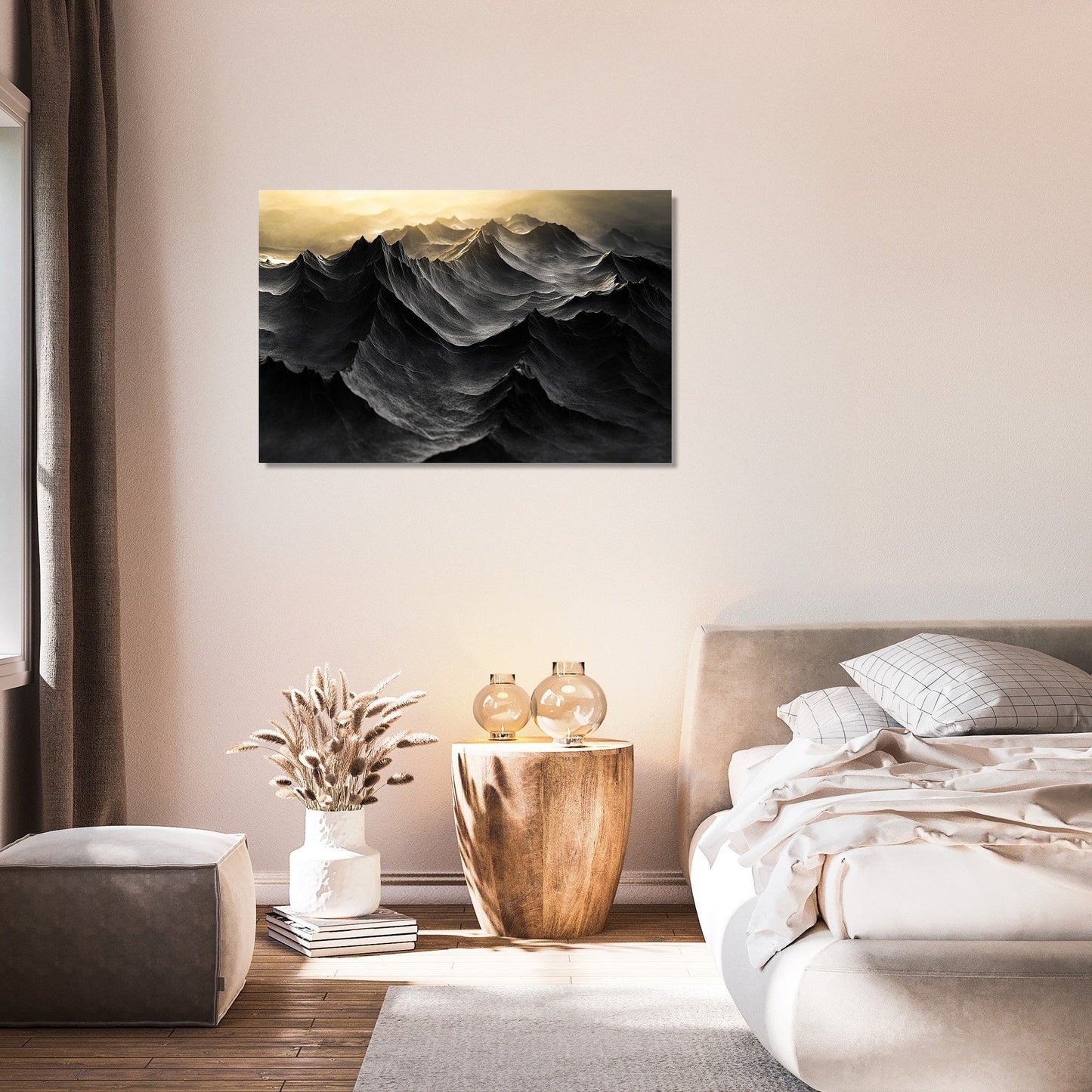 Golden Dawn Peaks Canvas