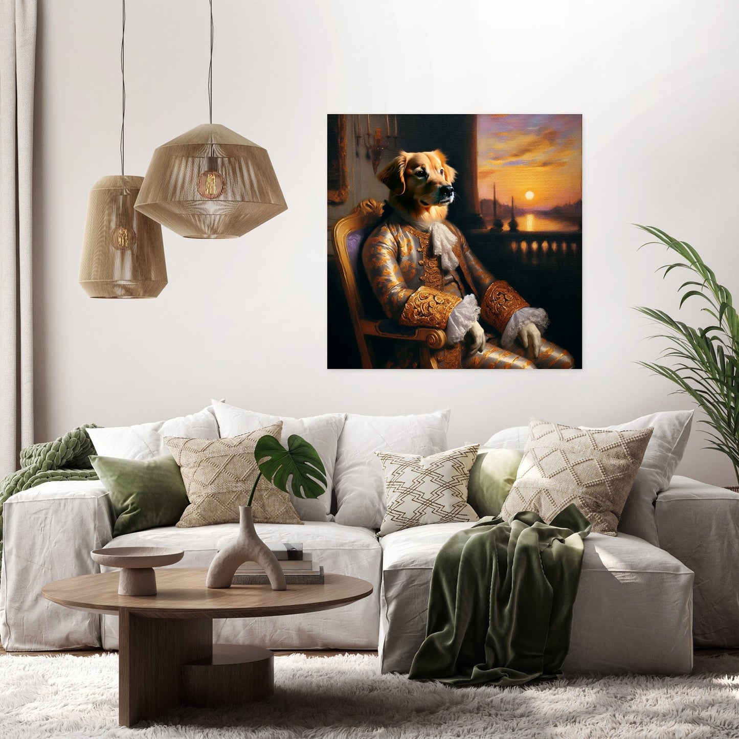 Regal Retriever Royalty Canvas
