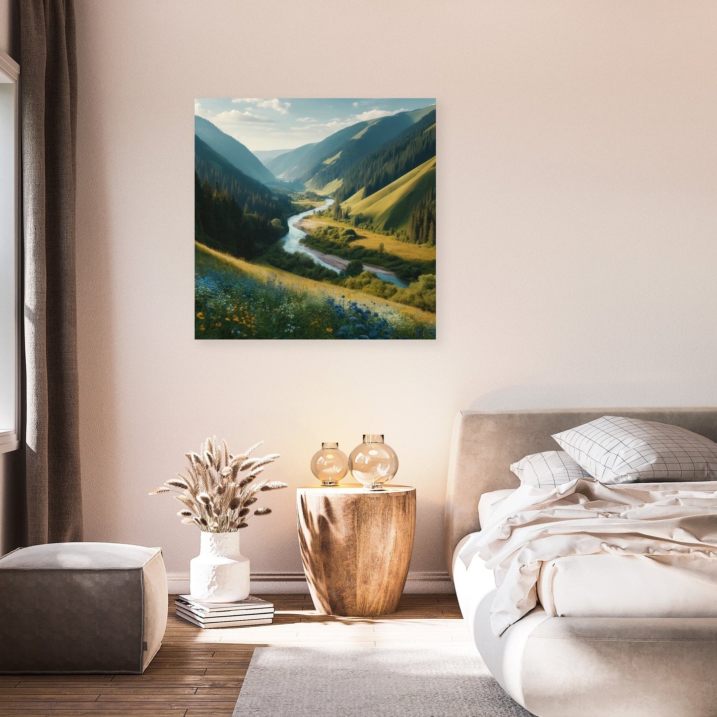 Serene Valley Canvas