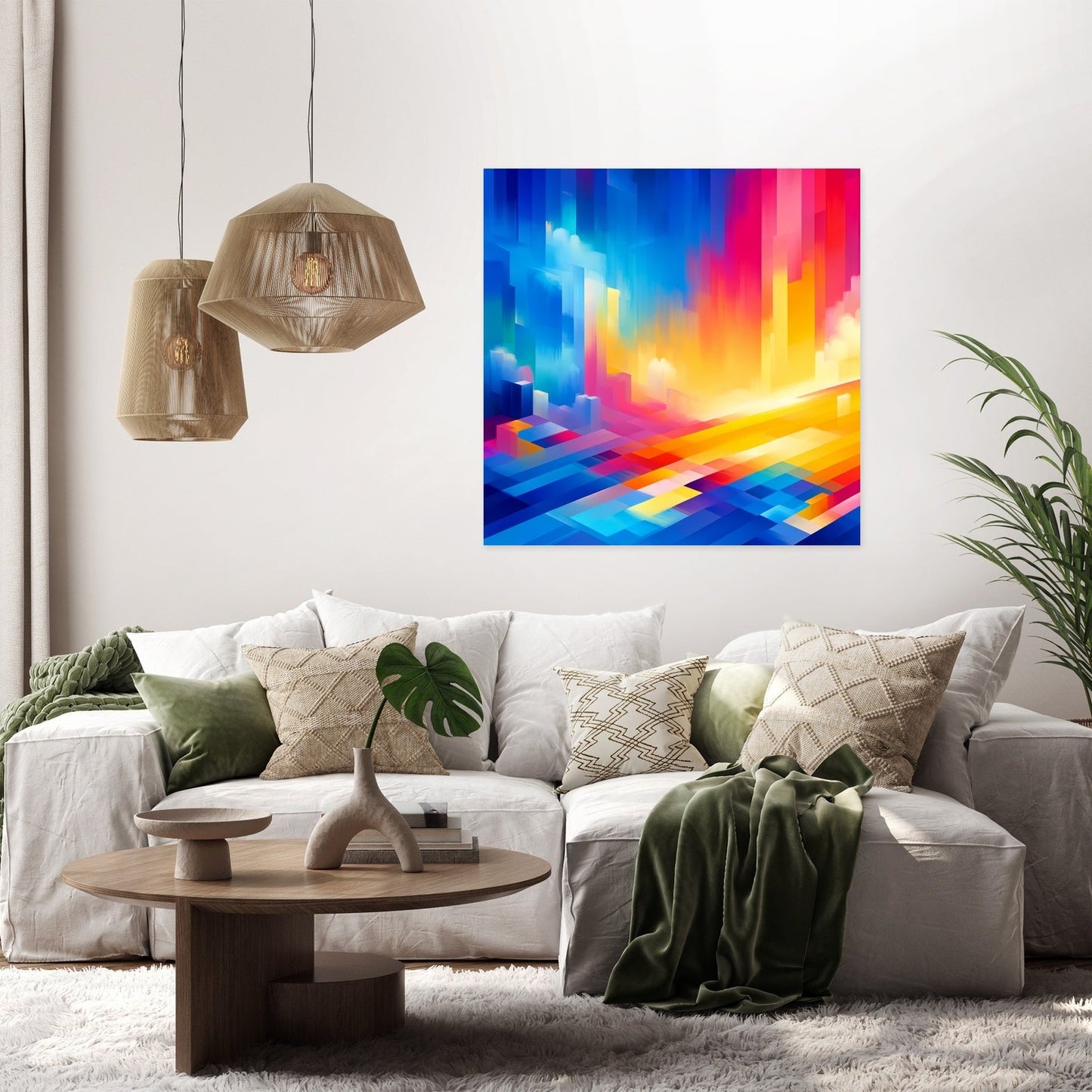 Vibrant Serenity Canvas