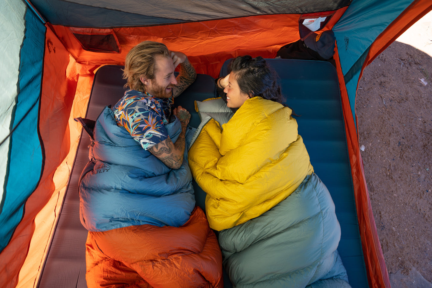 Kelty Galactic 30°F (-1°C) 550-Fill Down Sleeping Bag - One Size - Duck Green/Olive Oil
