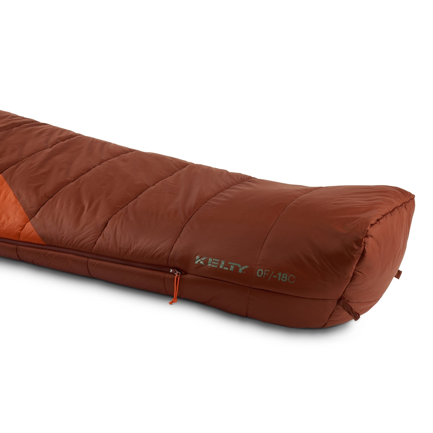 Kelty Cosmic Synthetic 0°F (-18°C) Sleeping Bag - Long - Cherry Mahogany/Cinnamon Stick