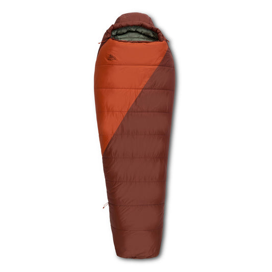 Kelty Cosmic Synthetic 0°F (-18°C) Sleeping Bag - Long - Cherry Mahogany/Cinnamon Stick