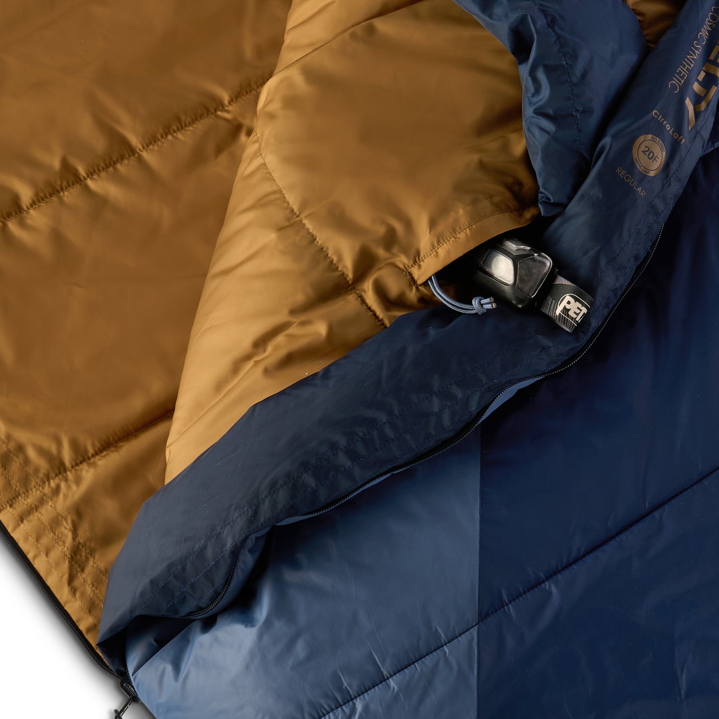 Kelty Cosmic Synthetic 20°F (-7°C) Sleeping Bag - Long - Pageant Blue/Bering Sea
