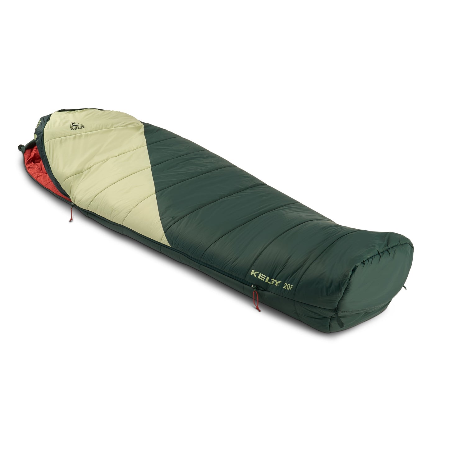 Kelty Women's Cosmic Synthetic 20°F (-7°C) Sleeping Bag - Regular - Green Gables/Laurel Green