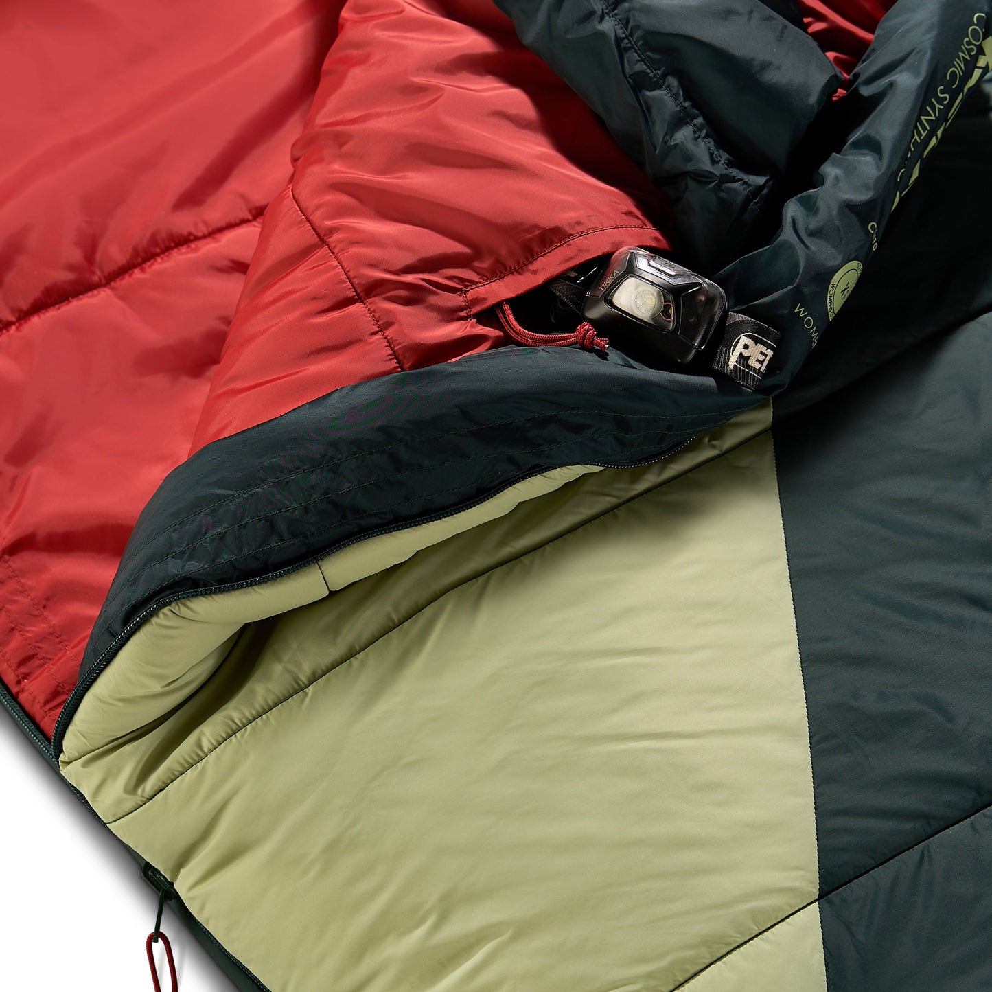 Kelty Women's Cosmic Synthetic 20°F (-7°C) Sleeping Bag - Regular - Green Gables/Laurel Green