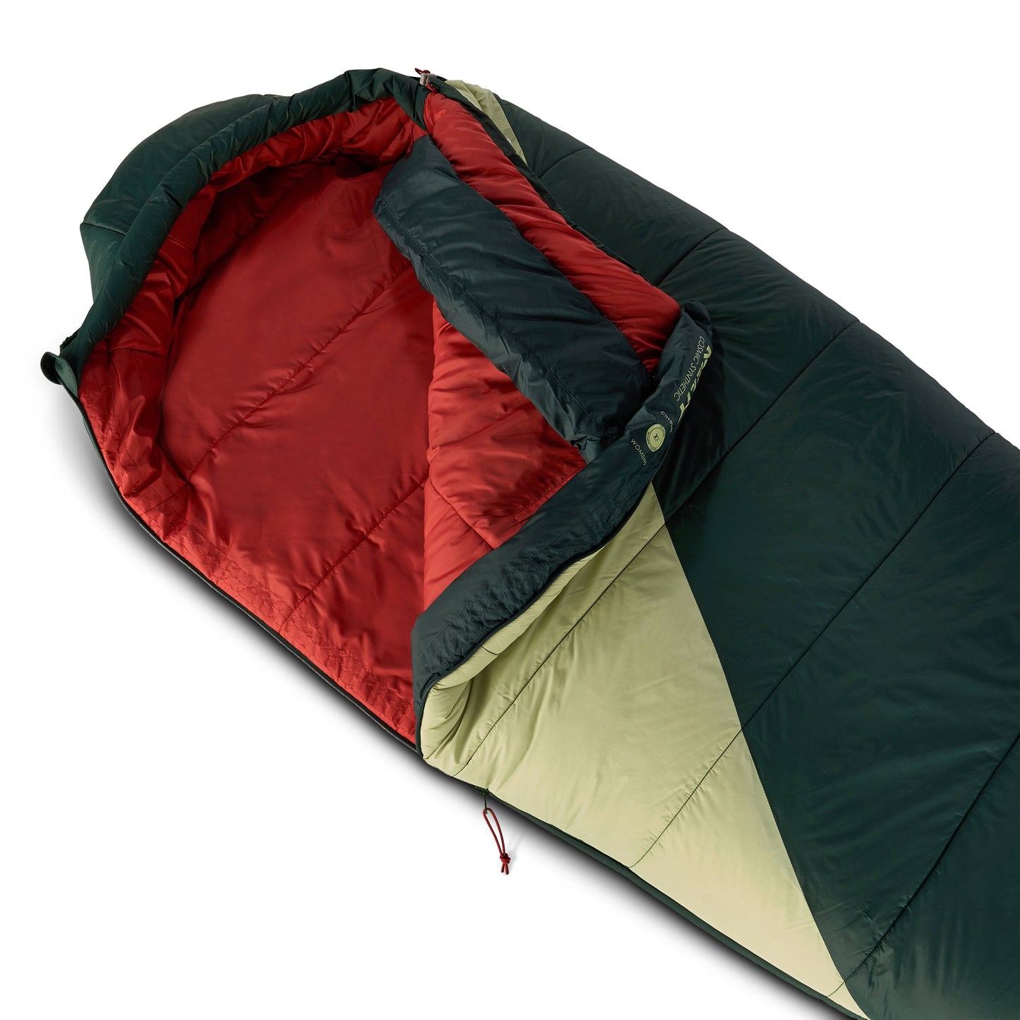 Kelty Women's Cosmic Synthetic 20°F (-7°C) Sleeping Bag - Regular - Green Gables/Laurel Green