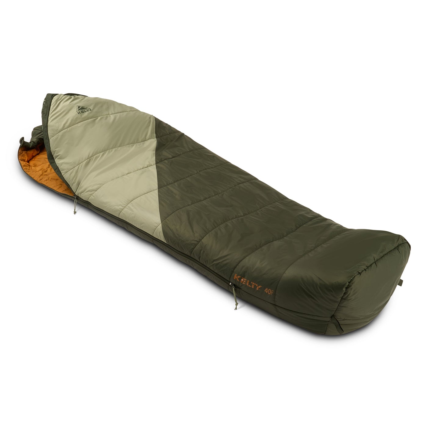 Kelty Cosmic Synthetic 40°F (4°C) Sleeping Bag - Long - Duffel Bag/Sea Spray