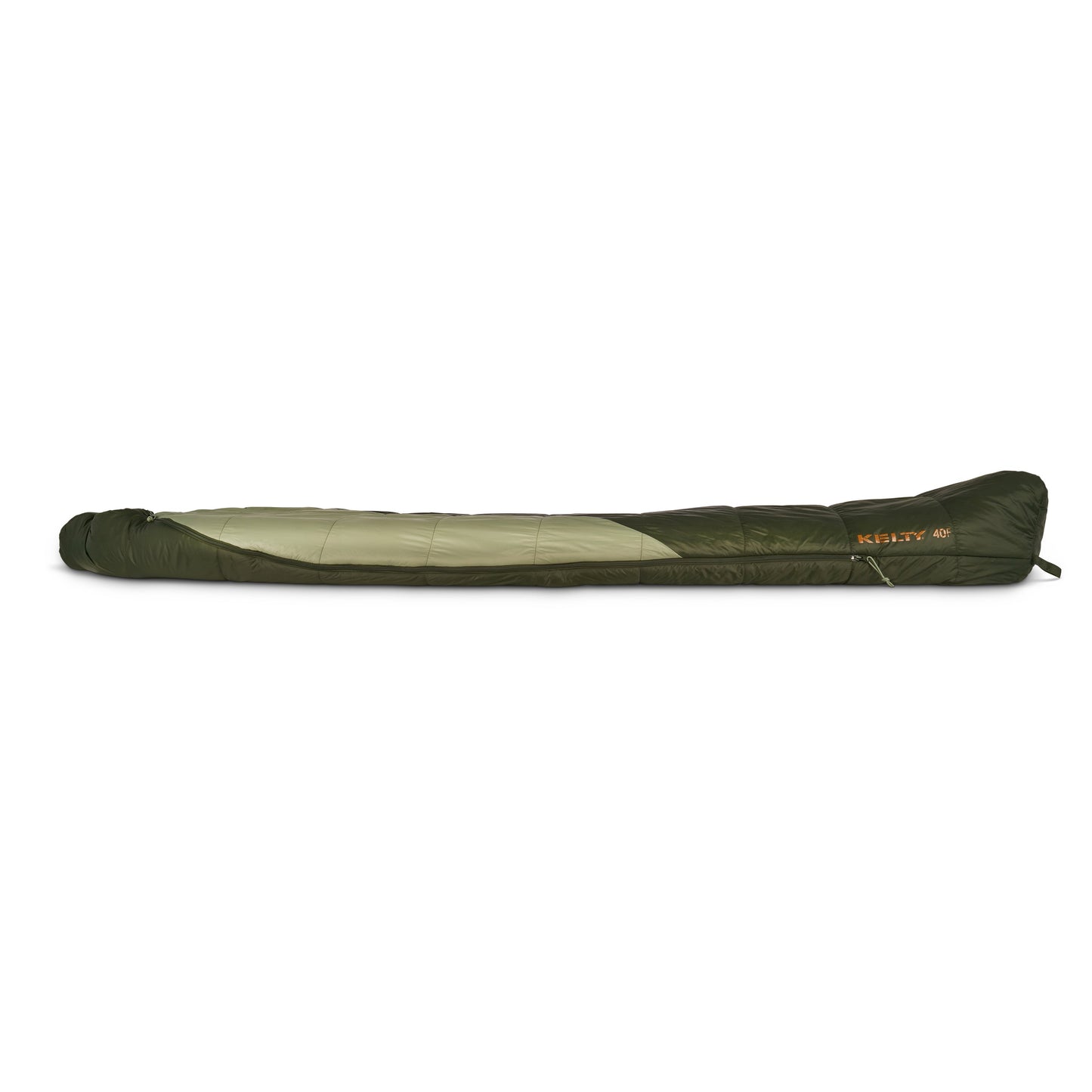 Kelty Cosmic Synthetic 40°F (4°C) Sleeping Bag - Long - Duffel Bag/Sea Spray