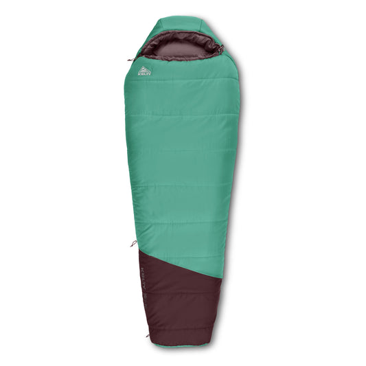 Kelty Kids' Mistral 20°F (-7°C) Synthetic Sleeping Bag - One Size - Malachite/Huckleberry/Antler
