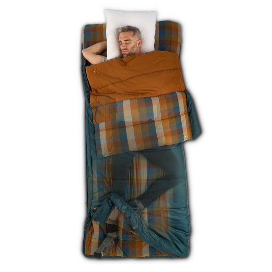 Kelty Wayback 20°F (-7°C) Synthetic Sleeping Bag - One Size - Reflecting Pond