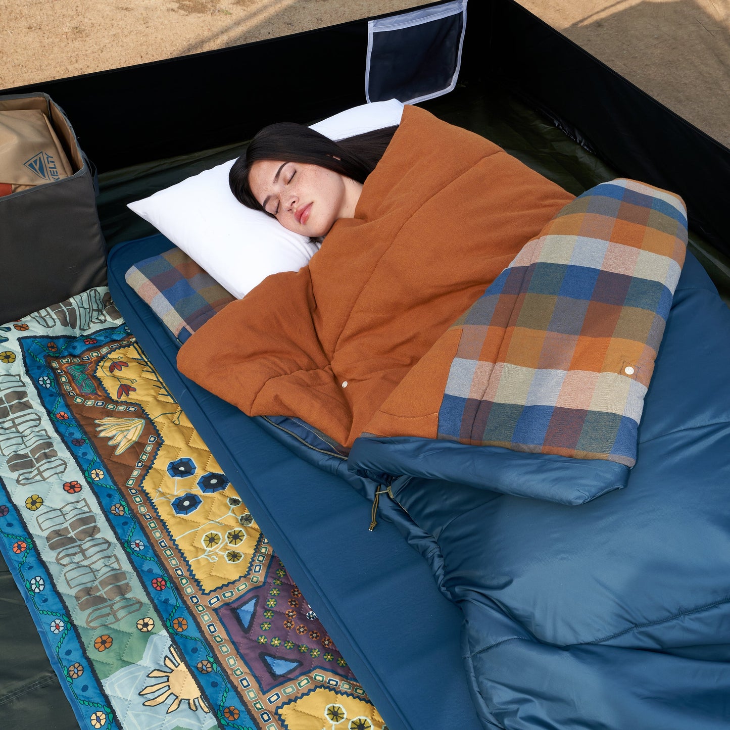 Kelty Wayback 20°F (-7°C) Synthetic Sleeping Bag - One Size - Reflecting Pond