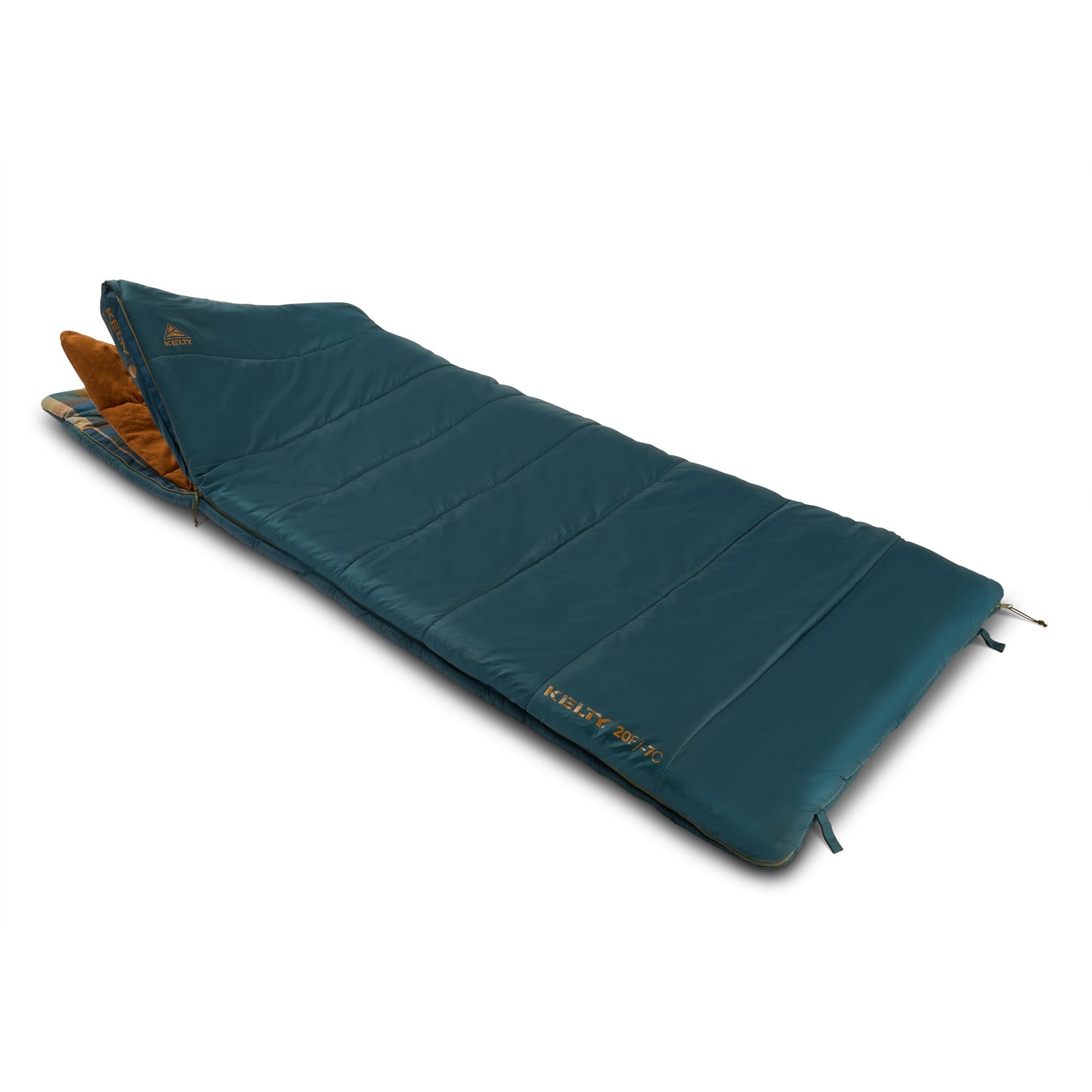 Kelty Wayback 20°F (-7°C) Synthetic Sleeping Bag - One Size - Reflecting Pond
