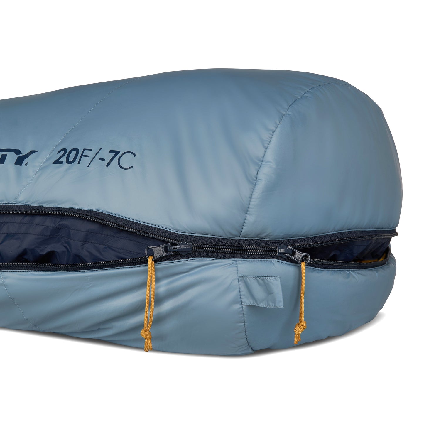 Kelty Supernova 20°F (-7°C) 550-Fill Down Sleeping Bag - Regular, Right-Hand Zip - Pageant Blue/Windward Blue/Olive Oil