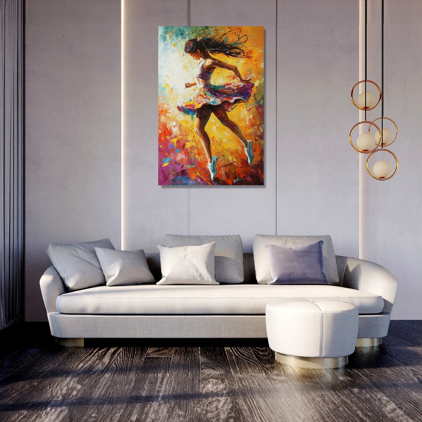 Energy of Exercise Canvas