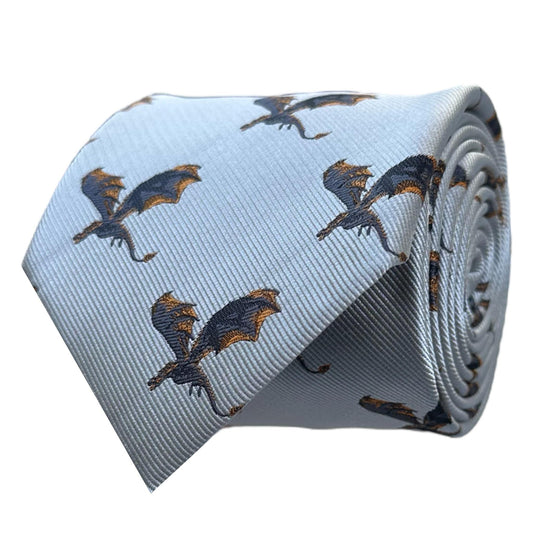 Dragon Tie Grey