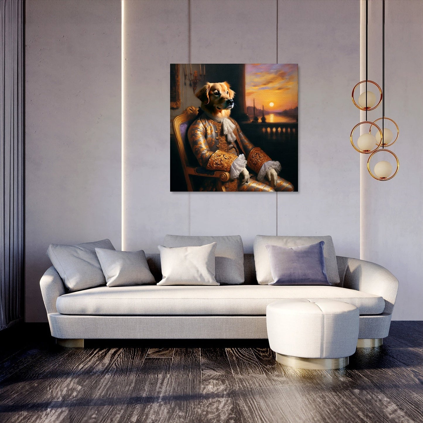 Regal Retriever Royalty Canvas