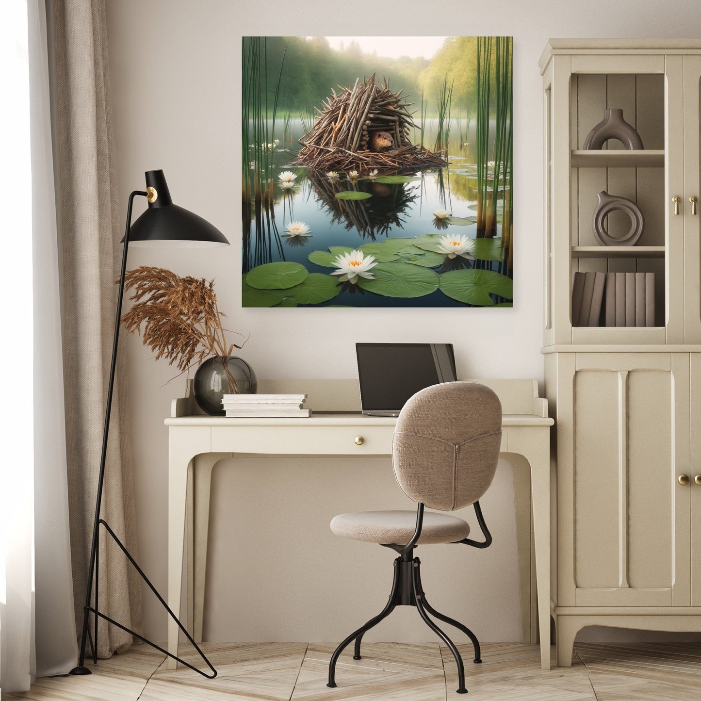 Beaver Lodge Harmony Canvas