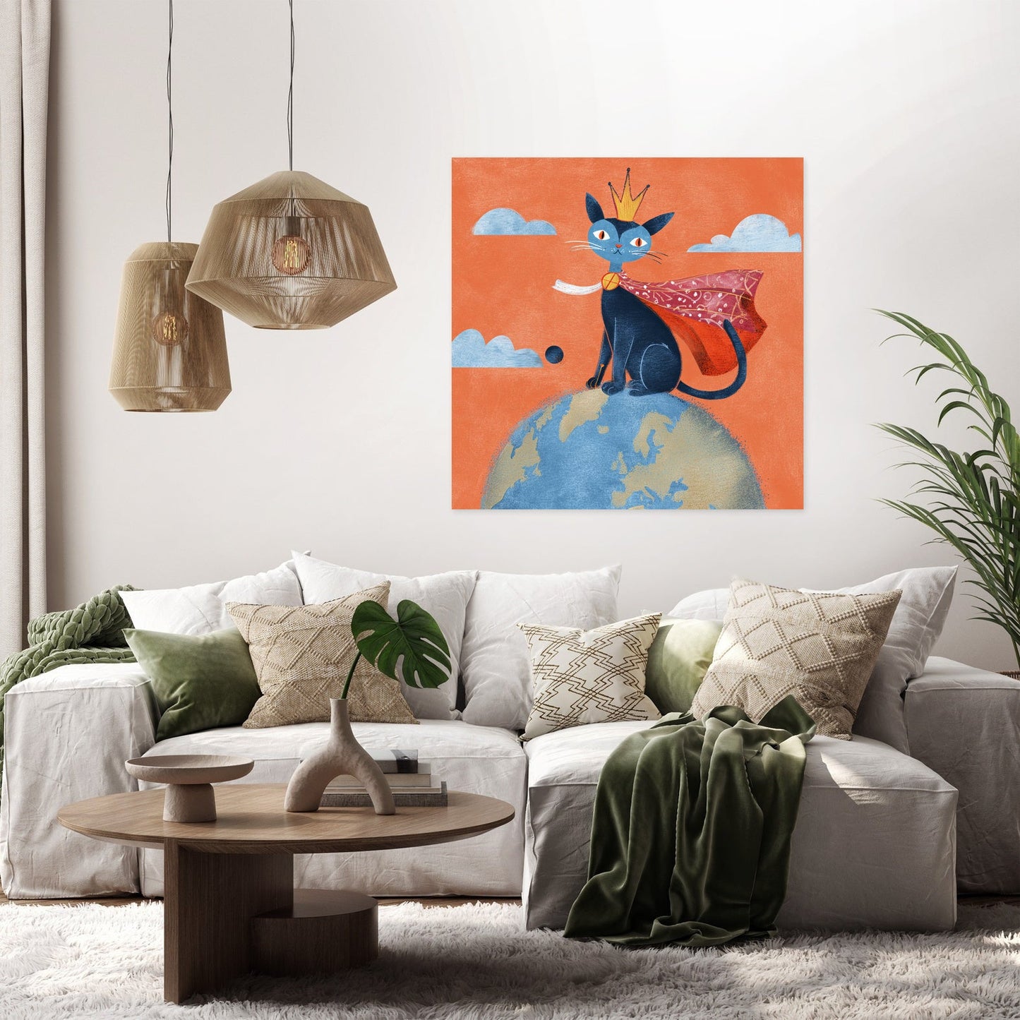 Majestic Cat Royalty Canvas
