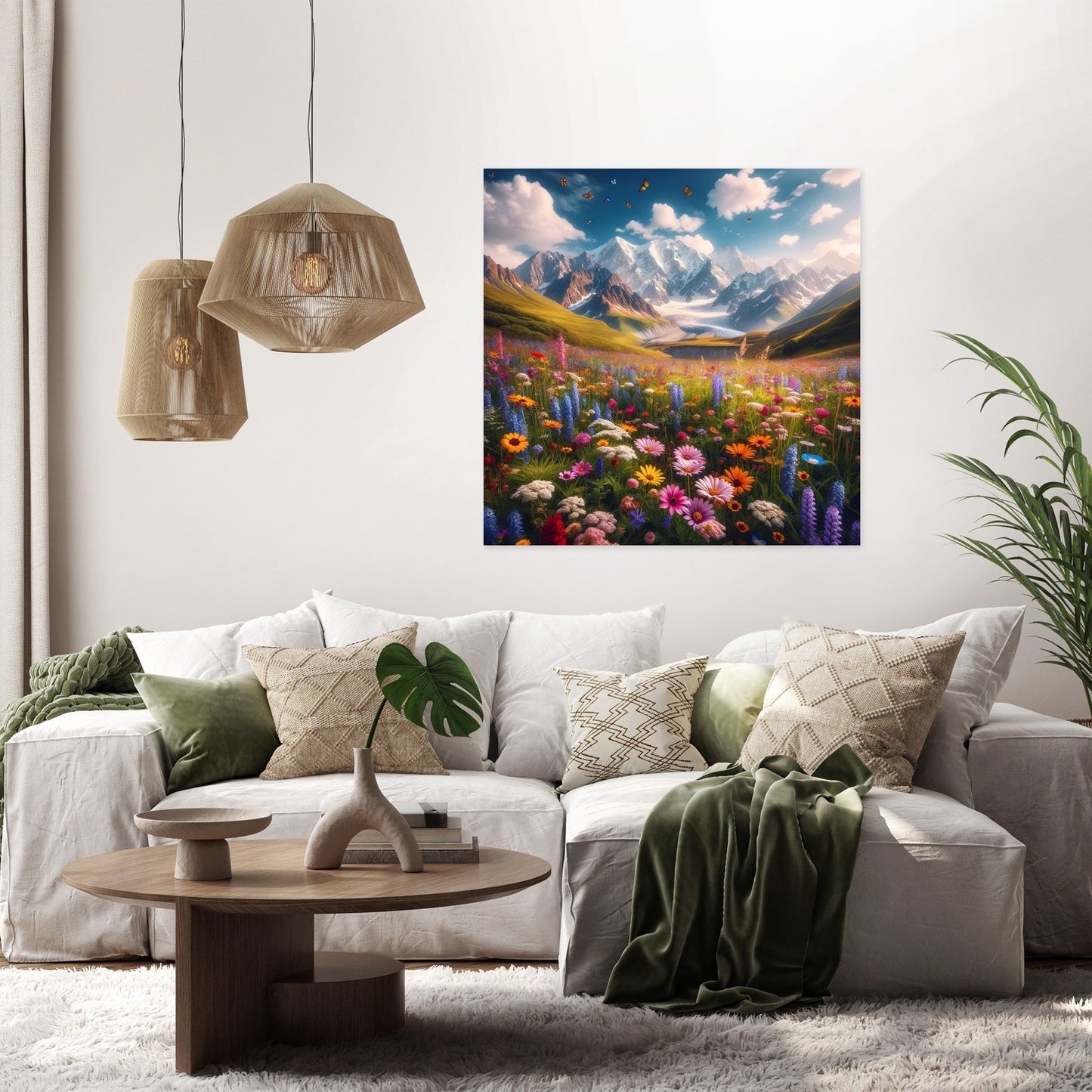 Alpine Meadow Splendour Canvas