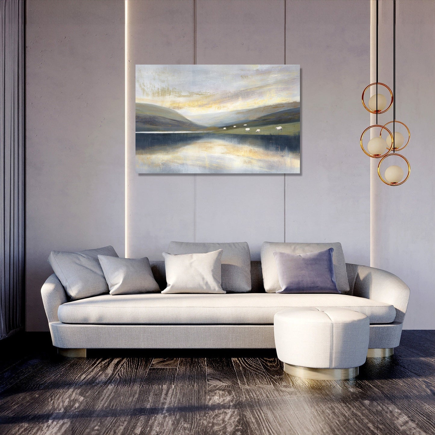Malham Tarn Reflection Canvas