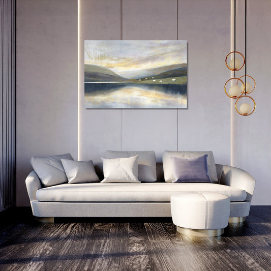 Malham Tarn Reflection Canvas