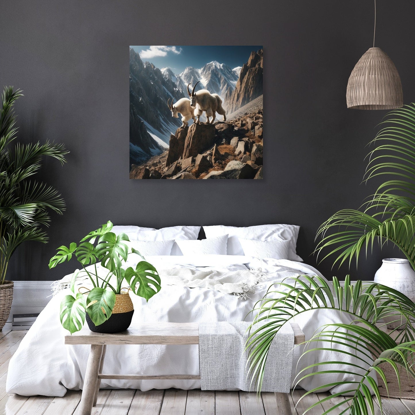 Mountain Goats Canvas