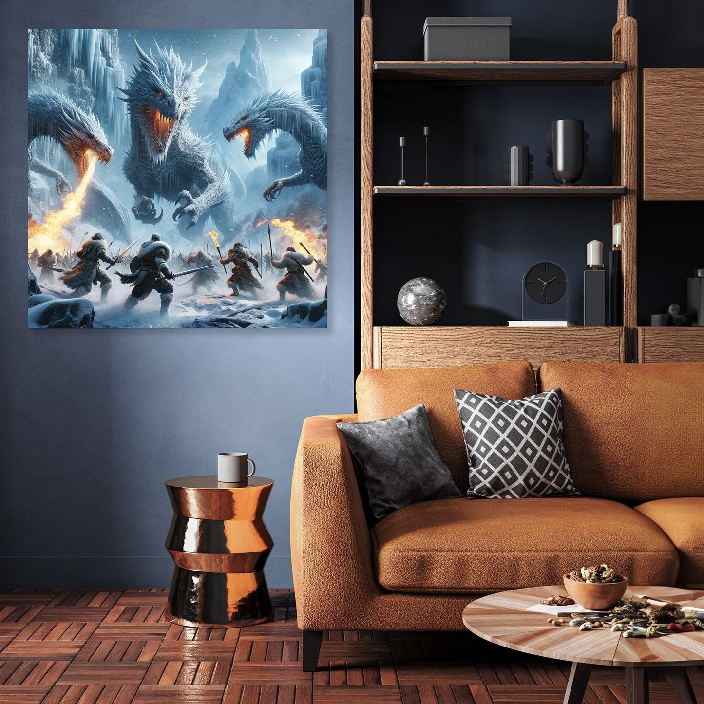Battle of Frost Island Canvas