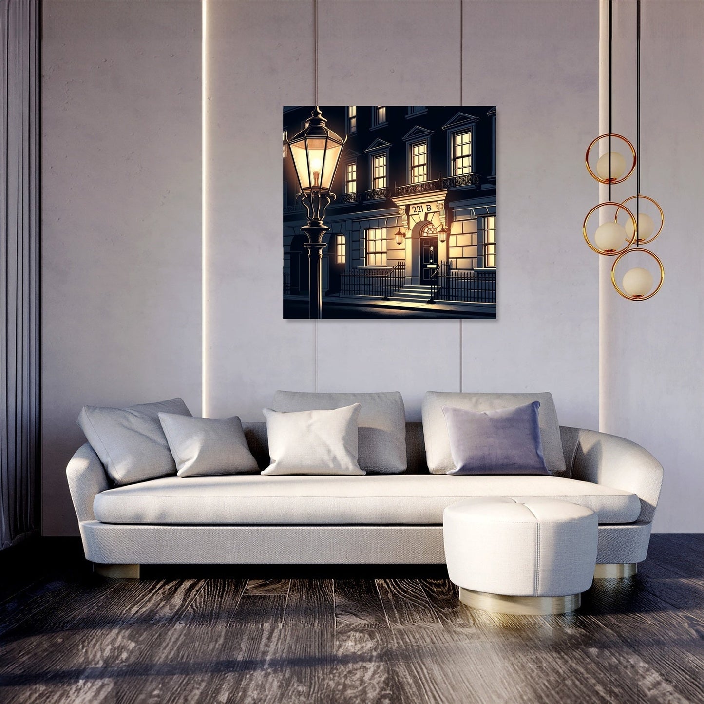 Baker Street Nocturne Canvas