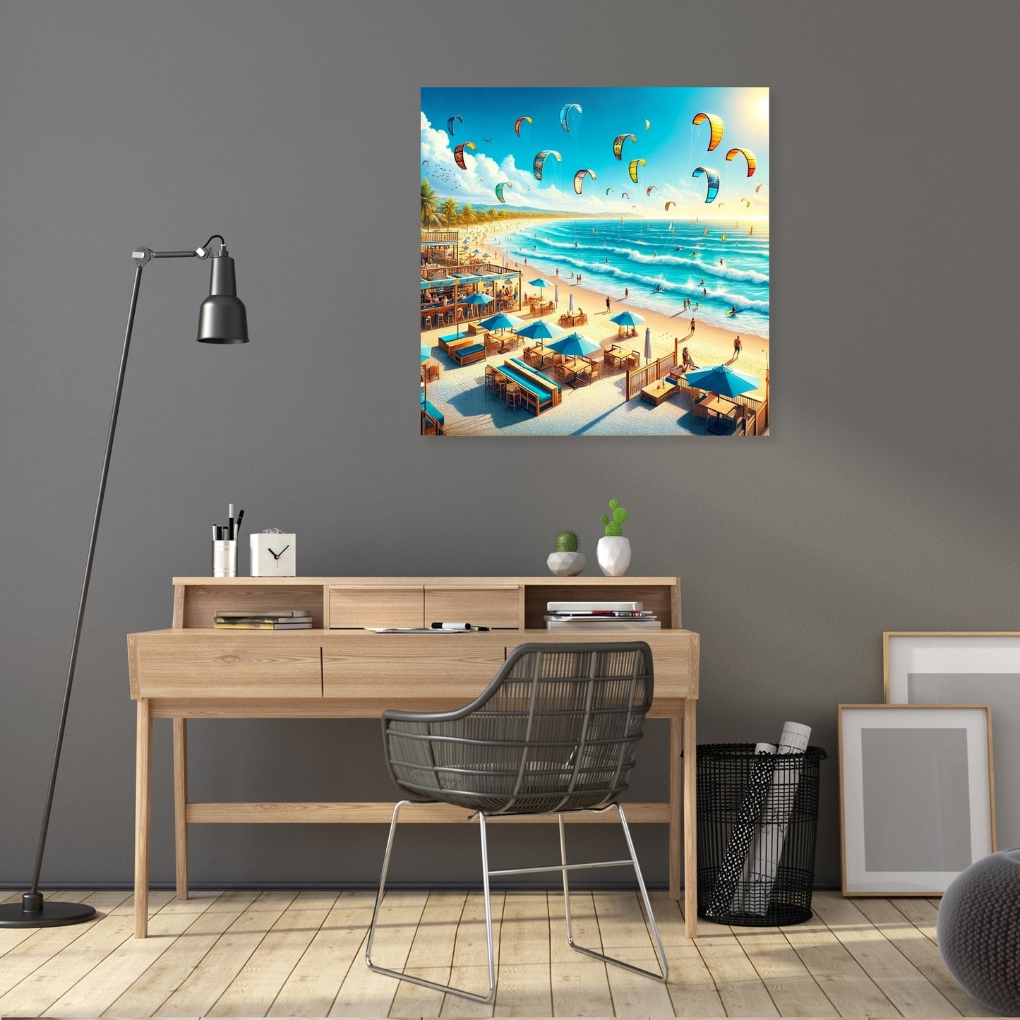 Azure Summer Harmony Canvas