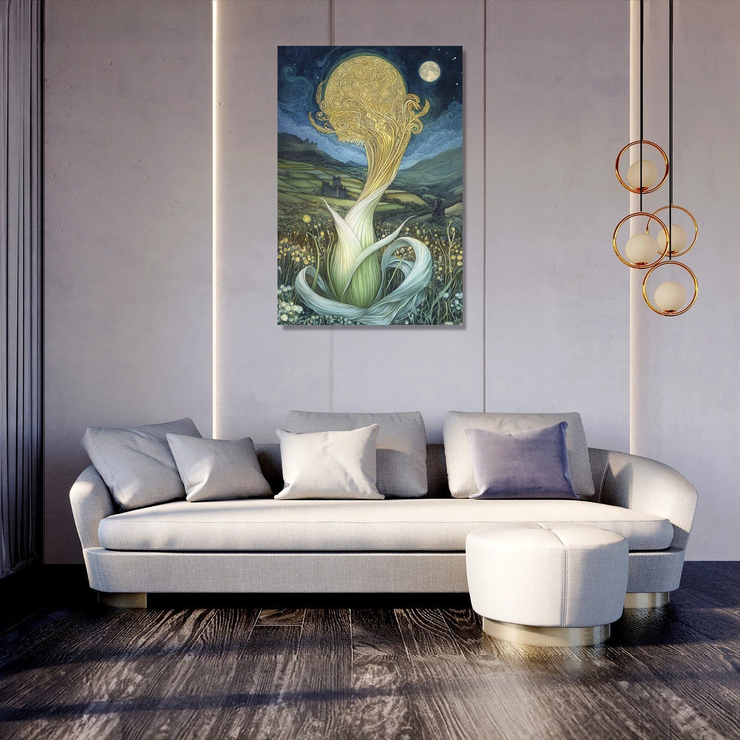 Mystical Leek Canvas