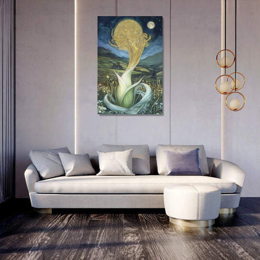 Mystical Leek Canvas