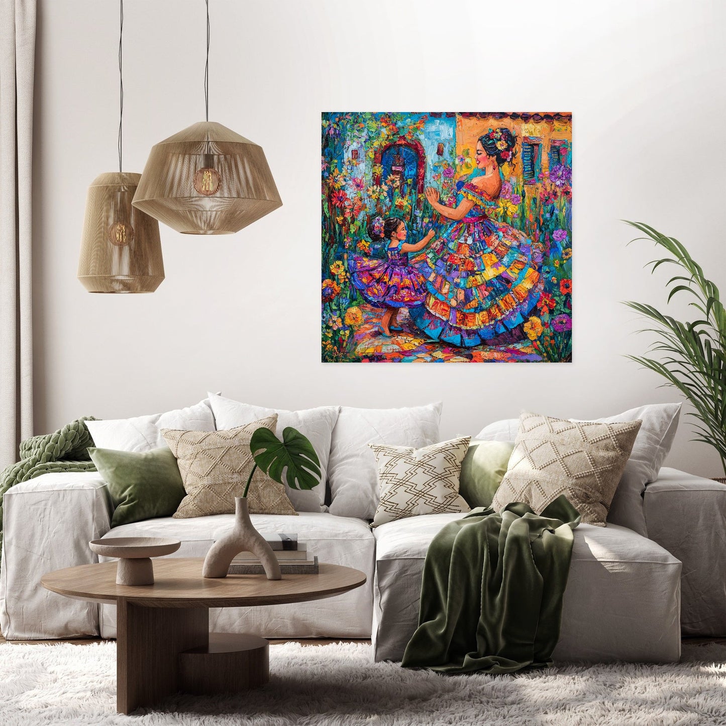 Dancing Mother Canvas