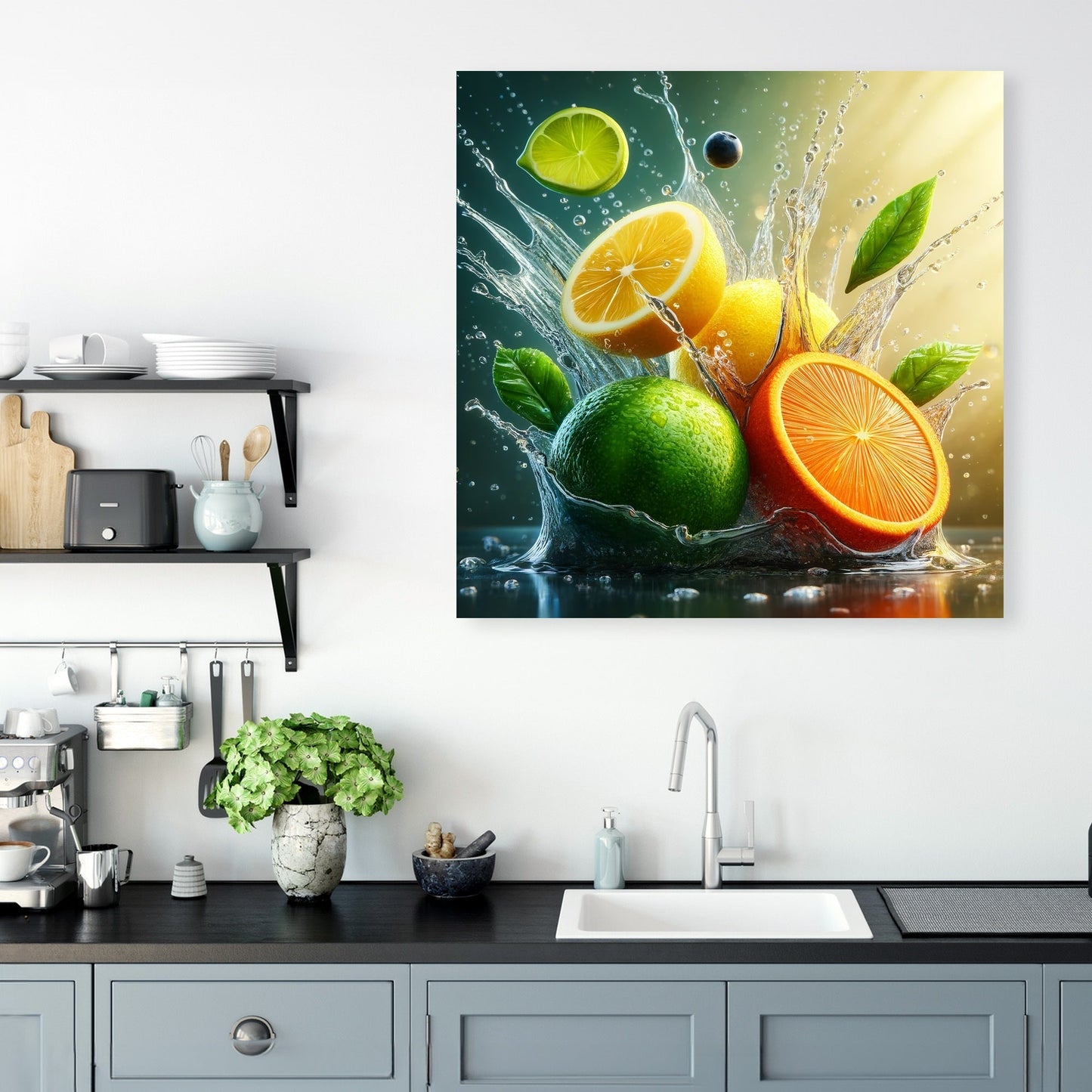 Citrus Splash Canvas