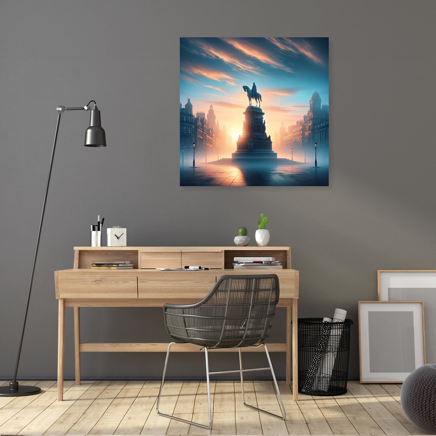 Dawn at Grey's in Newcastle Canvas