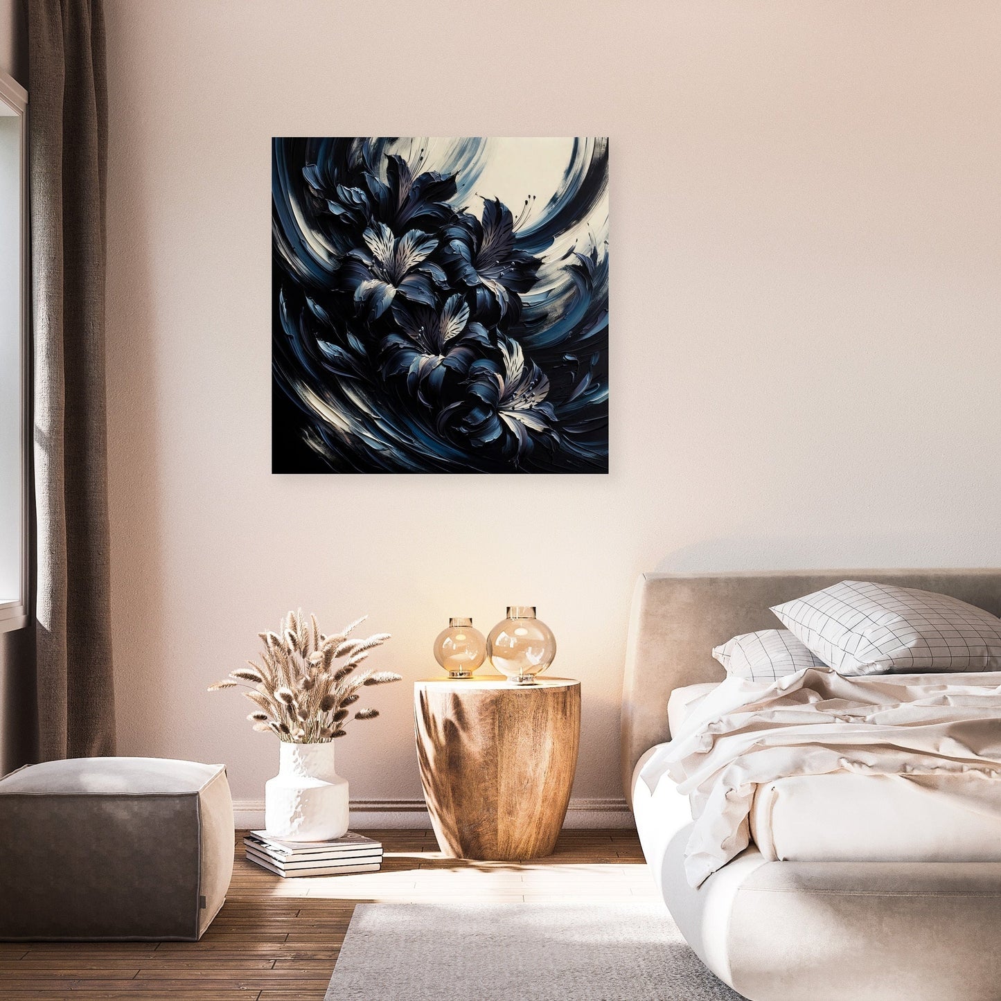 Alstroemeria Abyss Canvas