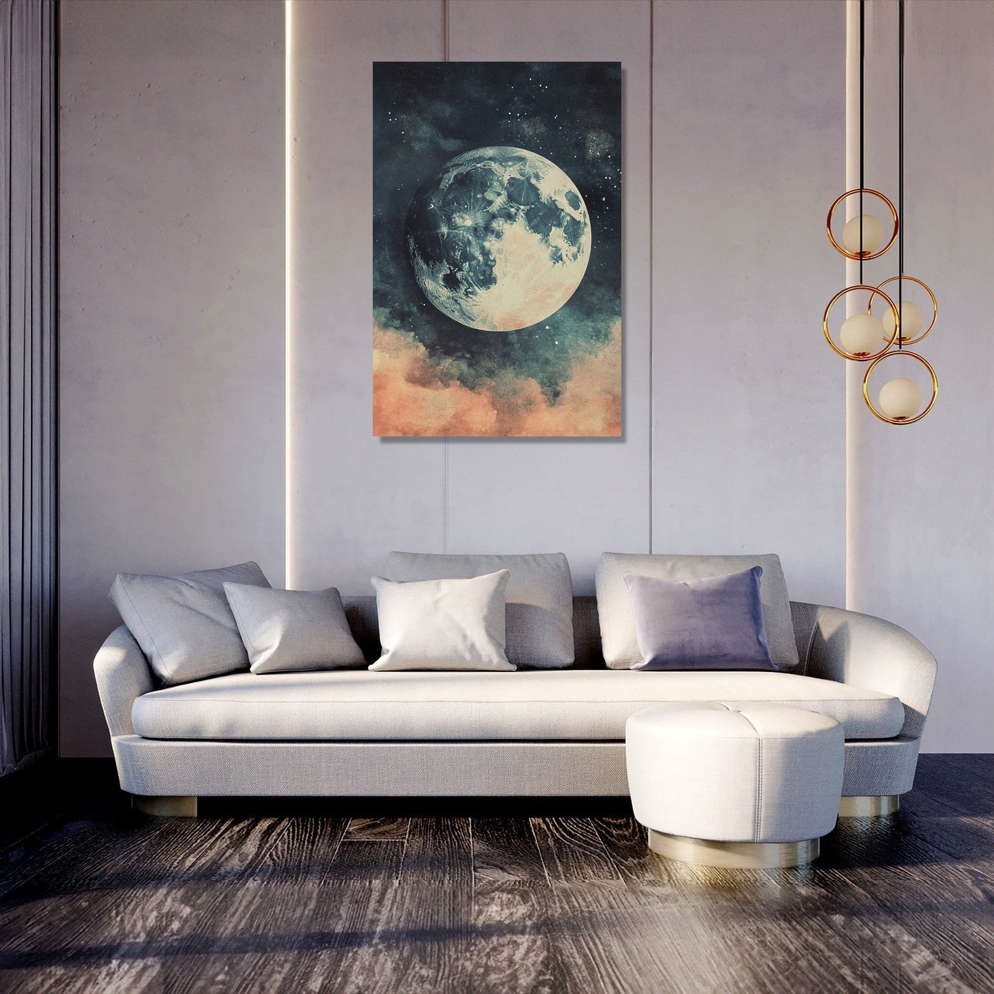 Celestial Geometry Canvas