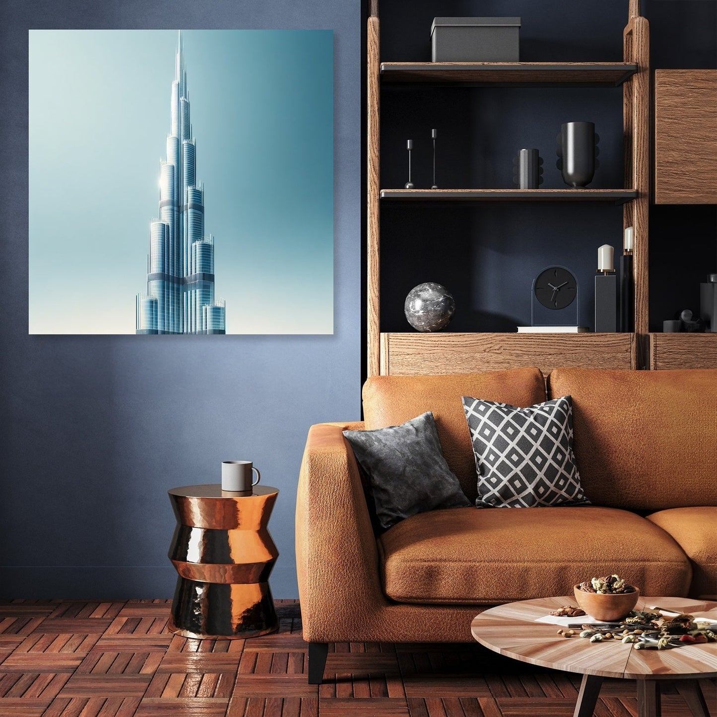 Modernist Majesty Canvas